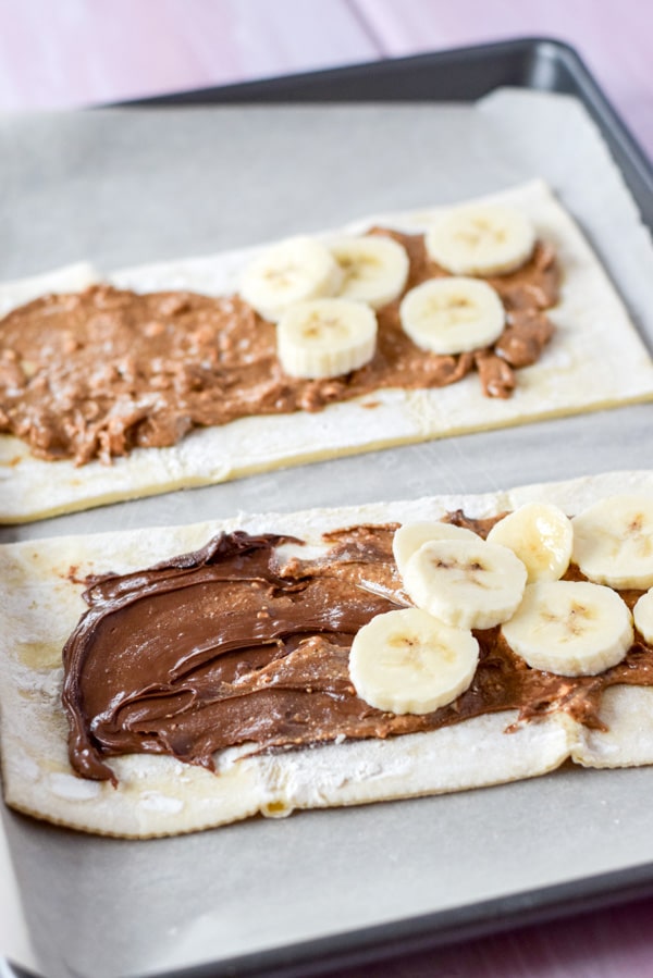 Almond Butter and Banana Puff Pastry Dishes Delish