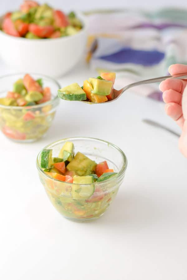 refreshingly healthy avocado salad